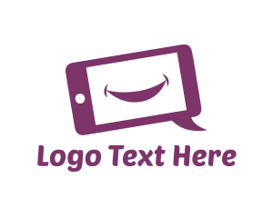 Communication - Happy Phone Communication logo design