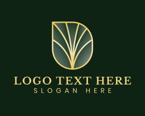 Meditation - Elegant Leaf Tree logo design