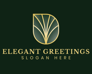 Elegant Leaf Tree logo design