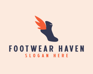 Winged Shoe Apparel logo design