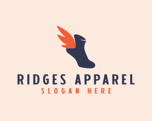 Winged Shoe Apparel logo design