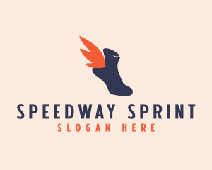 Winged Shoe Apparel logo design