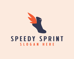 Sprint - Winged Shoe Apparel logo design