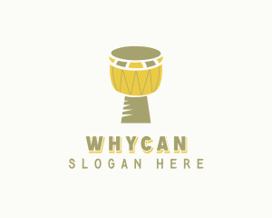 African Drum Djembe Logo