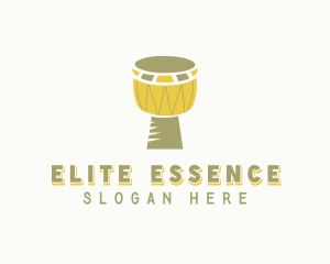 Drummer - African Drum Djembe logo design