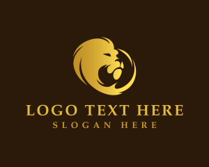 Zoology - Safari Hunter Lion logo design