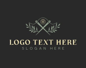 Embroidery - Sewing Needle logo design