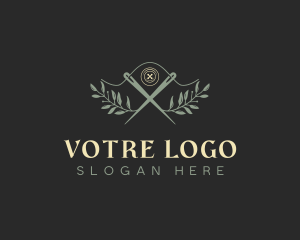 Embroidery - Sewing Needle logo design