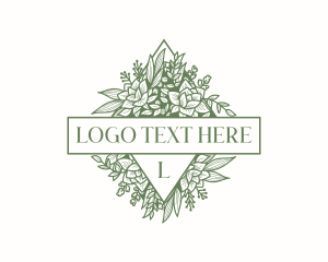 Vintage - Flower Bouquet Florist logo design