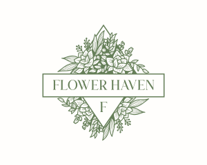 Flower Bouquet Florist logo design