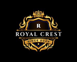 Royal Crown Crest logo design