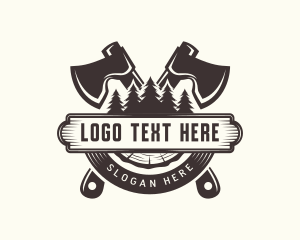 Forest Axe Woodwork Logo