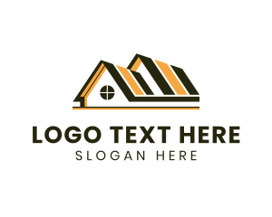 Construction - House Roof Construction logo design