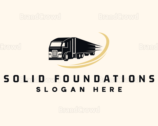 Trucking Logistic Transport Logo