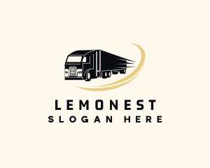 Door To Door - Trucking Logistic Transport logo design