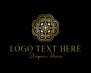 Beauty - Golden Premium Seal logo design