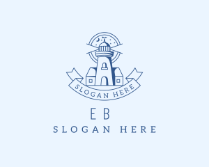 Tourism - Blue Night Lighthouse logo design
