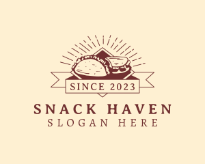 Hipster Taco Restaurant logo design