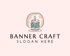 Scented Candle Decor logo design