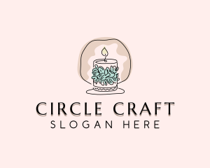 Scented Candle Decor logo design