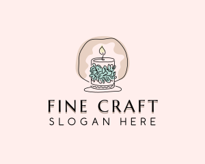 Scented Candle Decor logo design