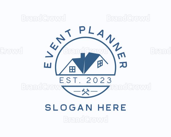 Residential House Roofing Logo