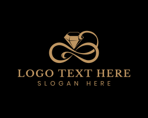 Loop - Premium Infinity Diamond logo design