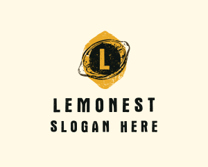 Lemonade - Grunge Lemonade Stall logo design