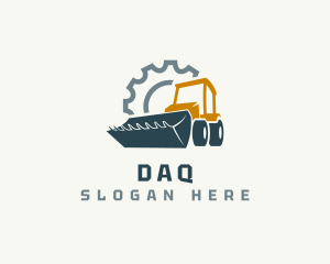 Backhoe - Backhoe Digger Machinery logo design