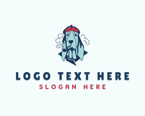 Vet - Smoking Pipe Dog logo design