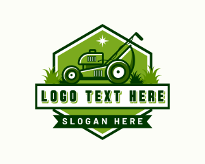 Gardening - Lawn Mower Yard logo design