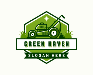 Lawn Mower Yard logo design