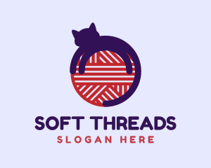 Cloth - Cat Weave Yarn logo design