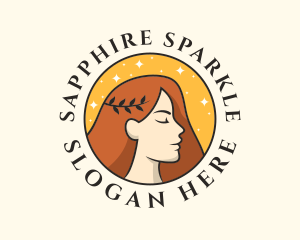 Beauty Woman Sparkle logo design