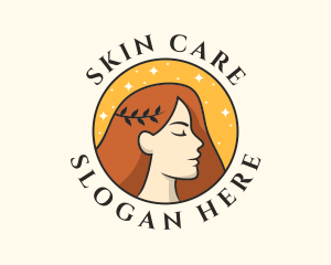 Dermatologist - Beauty Woman Sparkle logo design