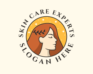 Dermatologist - Beauty Woman Sparkle logo design