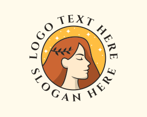 Dermatologist - Beautiful Woman Sparkle logo design