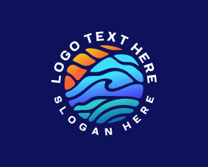 Lagoon - Wave Shore Coastal logo design