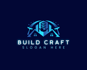 Clean Home Building logo design