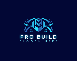 Clean Home Building logo design