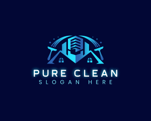 Clean Home Building logo design