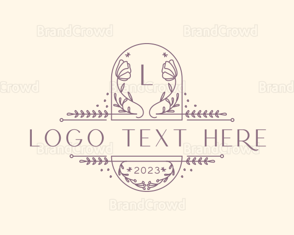 Elegant Flower Boutique Logo