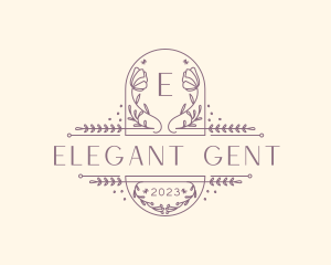 Elegant Flower Boutique logo design