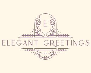 Elegant Flower Boutique logo design