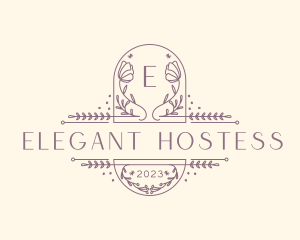 Elegant Flower Boutique logo design