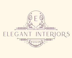 Elegant Flower Boutique logo design