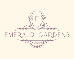 Elegant Flower Boutique logo design