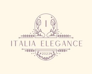 Elegant Flower Boutique logo design