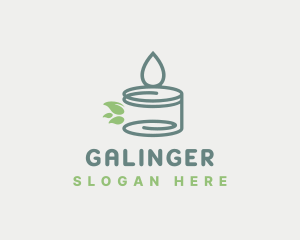 Ritual - Scented Candle Leaves logo design