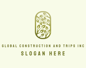 Organic - Natural Green Leaf logo design